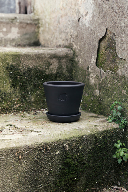 Coal Flower Pot 14cm